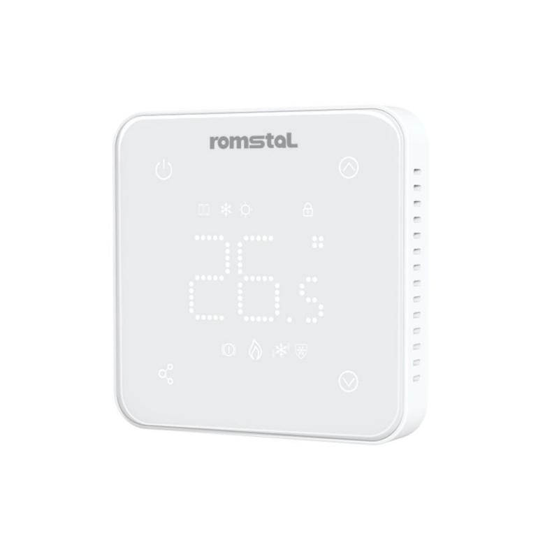 Цифровий термостат Romstal EcoHeat 300 для монтажу в підрозетник